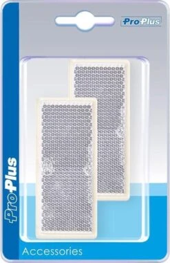 PROPLUS Pro Plus Reflector Zelfklevend - 82 X 36 Mm - Wit - 2 Stuks 24 PROPLUS Pro Plus Reflector Zelfklevend - 82 X 36 Mm - Wit - 2 Stuks -Fietsen Kortingswinkel 780x1200