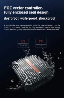 DYU D3F Opvouwbare Elektrische Fiets, Slimme Mountainbike Voor Volwassenen, 240W Aluminiumlegering Fiets Verwijderbare 36V/10Ah Lithium-ion Batterij Met 3 Rijmodi -Fietsen Kortingswinkel 783x1200 1