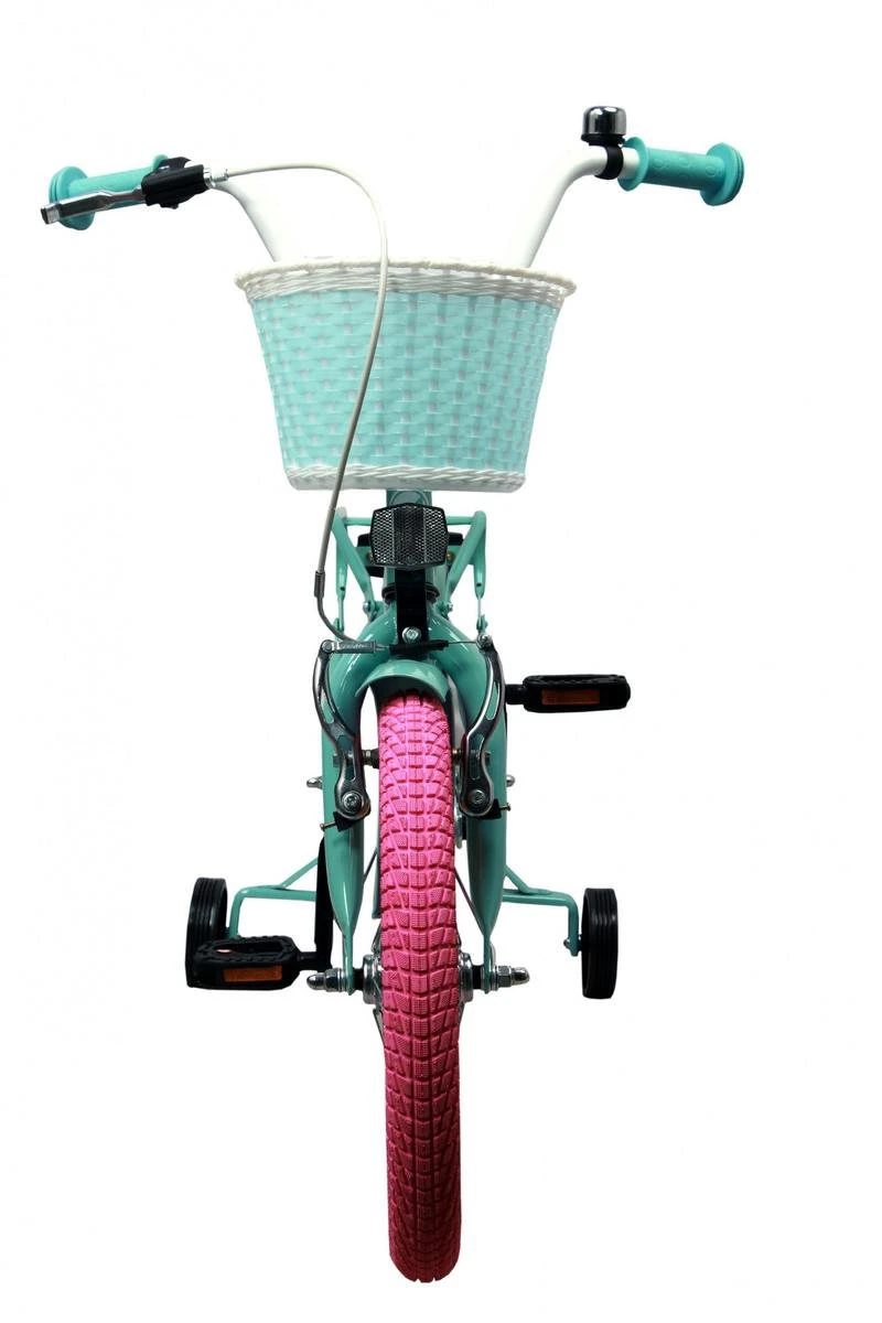 Amigo Lovely Meisjesfiets - Kinderfiets 12 Inch - Turquoise 13 Amigo Lovely Meisjesfiets - Kinderfiets 12 Inch - Turquoise - Afbeelding 13