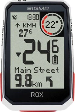 SIGMA SPORT GPS Fietscomputer Sigma ROX 4.0 GPS Met Standaard Stuurhouder - Wit -Fietsen Kortingswinkel 807x1200
