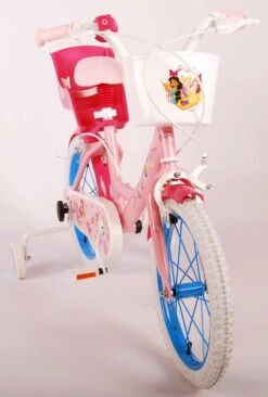 Volare Disney Princess Kinderfiets - Meisjes - 16 Inch - Roze Blauw - Twee Handremmen -Fietsen Kortingswinkel 809x1200 4