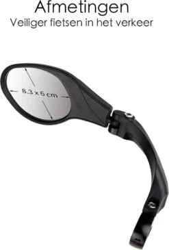 Merkloos Fietsspiegel Ebike Universeel - Zwart - Linker Spiegel - Verstelbaar - Universele Fietsspiegel - Fietsspiegel Op Stuur - Links - Fietsspiegel Achteruitkijk Spiegel - Fietsspiegels Electrische Fiets -Fietsen Kortingswinkel 813x1200 2