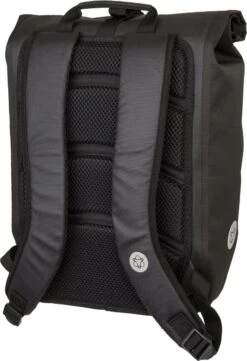 AGU Rugzak Shelter - Zwart - 21L - Waterdicht - Roll-top -Fietsen Kortingswinkel 820x1200 1