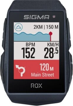 SIGMA SPORT ROX 11.1 EVO GPS Fietscomputer Incl. Stuurhouder, Zwart -Fietsen Kortingswinkel 826x1200