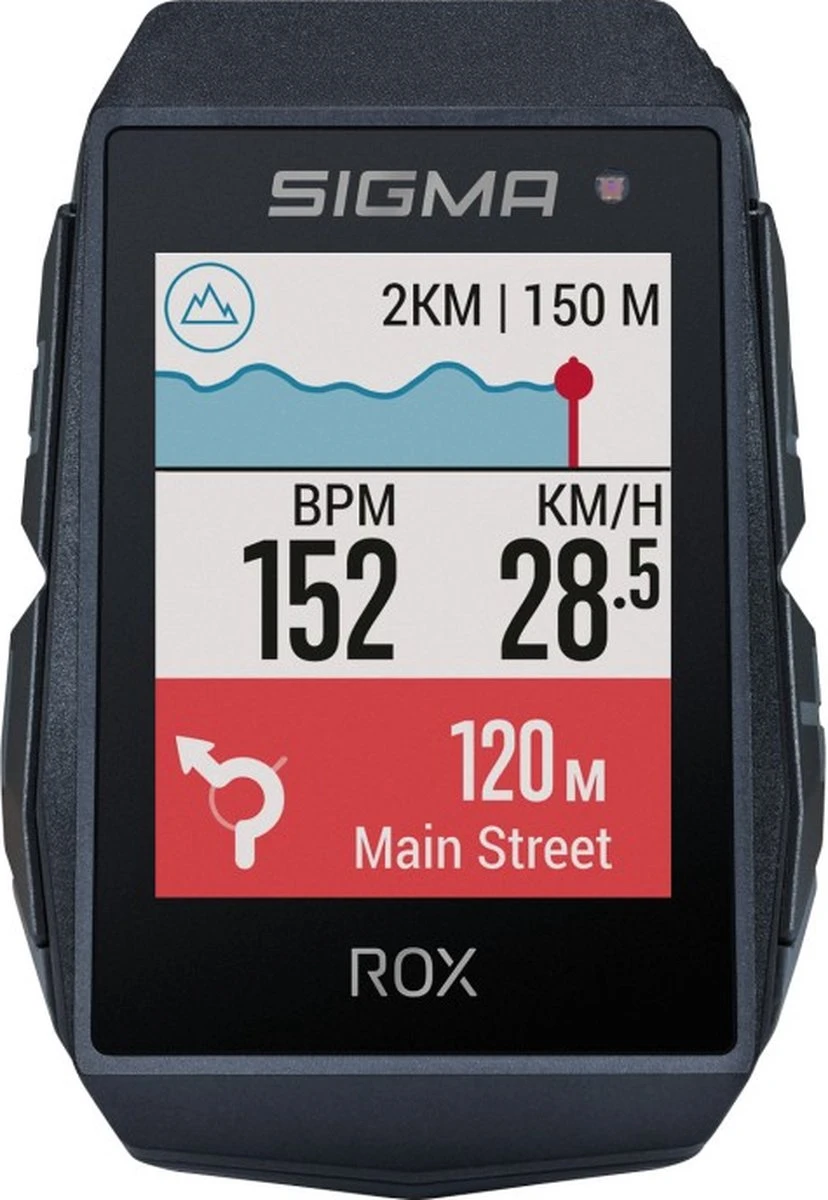 Sigma Sport ROX 11.1 EVO GPS Fietscomputer - HR Set - Zwart 11 Sigma Sport ROX 11.1 EVO GPS Fietscomputer - HR Set - Zwart - Afbeelding 11