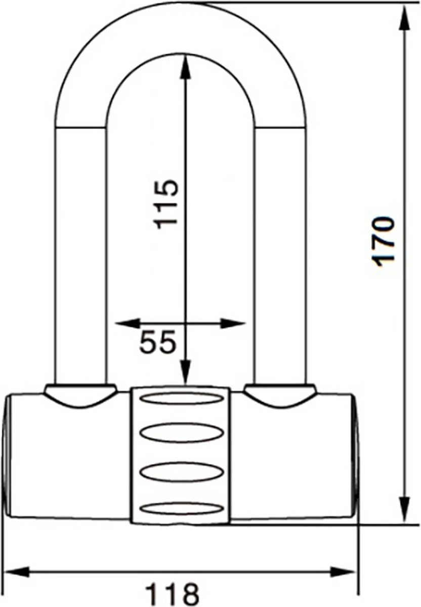 Maxx-Locks Tirau Scooterslot / Motorslot ART 4 Kettingslot + Loop - 150cm 5 Maxx-Locks Tirau Scooterslot / Motorslot ART 4 Kettingslot + Loop - 150cm - Afbeelding 5