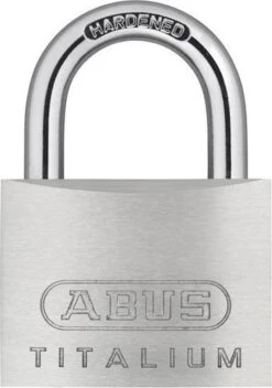 ABUS Hangslot Titalium - 40mm - Aluminium/beugel Gehard Staal Met NANO-Protect (Verpakt In Blister) -Fietsen Kortingswinkel 842x1200
