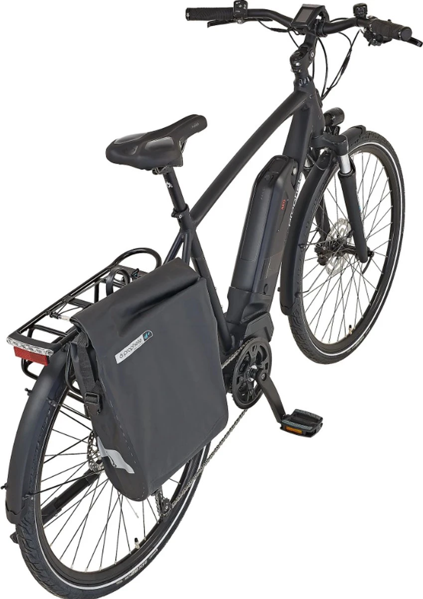 De HikeMeister® Prophete Roll Top E Bike Luxe Waterdichte Enkele 19 Liter Fietstas – Zwart – Met Reflectie Veiligheid – 100% Waterdicht Met Schouderriem 8 De HikeMeister® Prophete Roll Top E Bike Luxe Waterdichte Enkele 19 Liter Fietstas – Zwart – Met Reflectie Veiligheid – 100% Waterdicht Met Schouderriem - Afbeelding 8