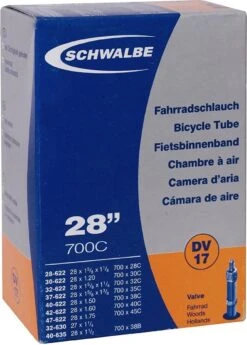 Schwalbe Binnenband - AV17 - 28 Inch X 1.10 - 1.75 - Auto Ventiel - 40mm -Fietsen Kortingswinkel 860x1200