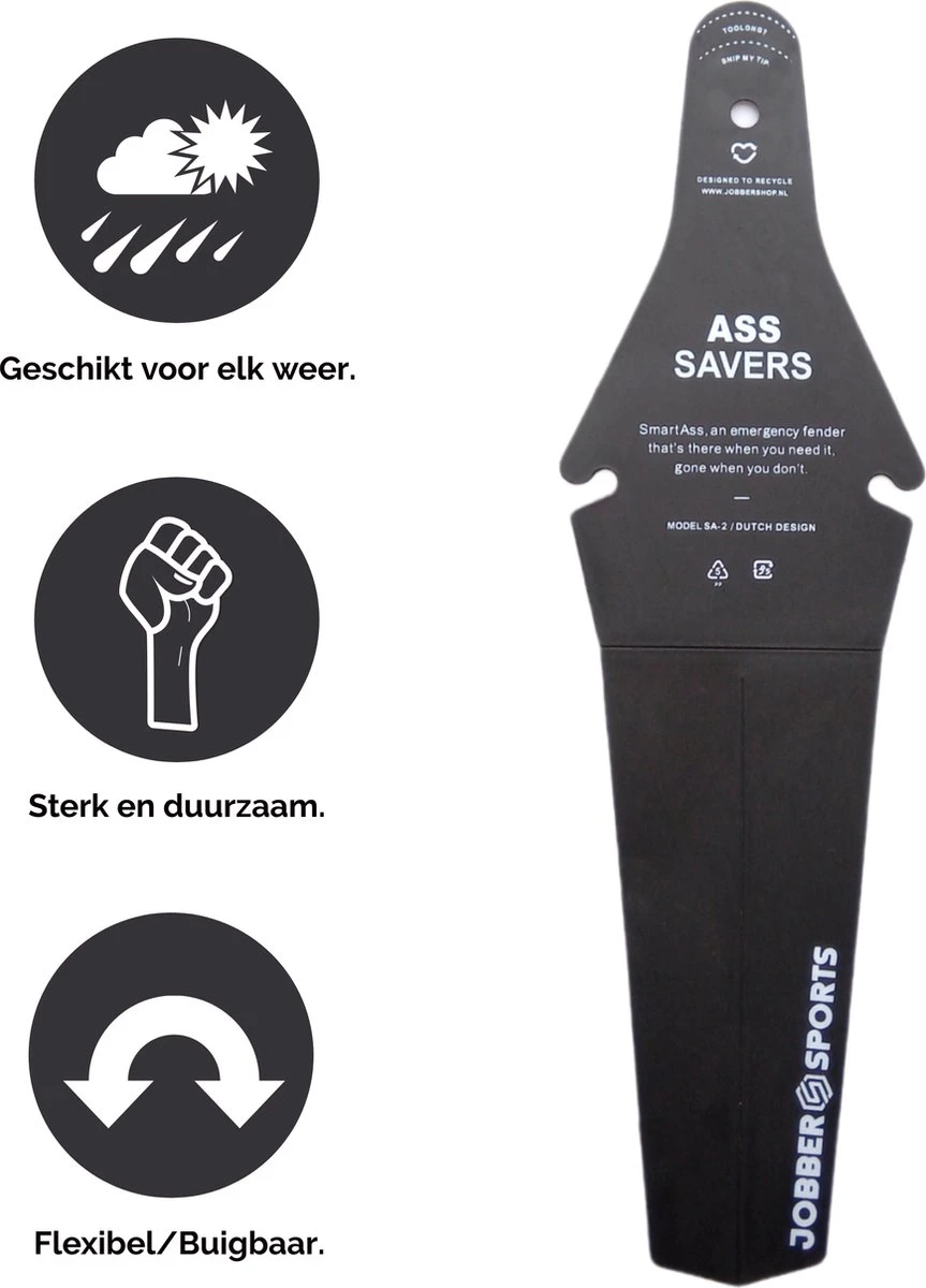 San Marco Jobber Sports - Spatbord Mountainbike - Ass Saver - 3x Achterspatbord 3 San Marco Jobber Sports - Spatbord Mountainbike - Ass Saver - 3x Achterspatbord - Afbeelding 3