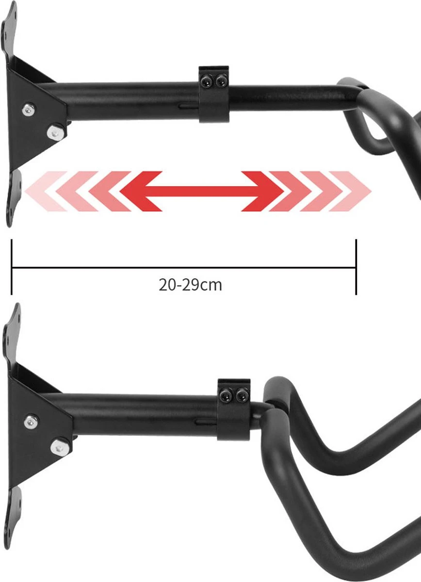 Professioneel Fiets Ophangsysteem - Verstelbaar - Muurbeugel Voor Fietsen - Fietshaak - Ophangbeugel - Fietsbeugel - Fiets Ophangrek 7 Professioneel Fiets Ophangsysteem - Verstelbaar - Muurbeugel Voor Fietsen - Fietshaak - Ophangbeugel - Fietsbeugel - Fiets Ophangrek - Afbeelding 7