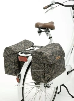 New Looxs Forest Joli Dubbele Fietstas - 37 Liter - Rood -Fietsen Kortingswinkel 882x1200