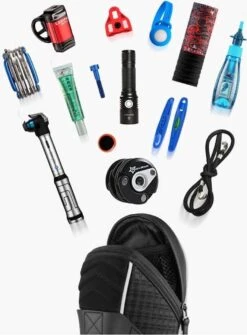 Merkloos Zadeltas Racefiets - Zadeltas Mountainbike - Mtb - Koersfiets - Fietstassen - Waterdicht - Wielrennen Tas - Zwart -Fietsen Kortingswinkel 884x1200