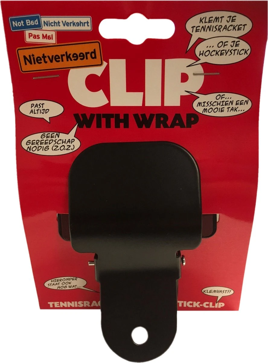 Nietverkeerd Universele Hockeystick Klem - Tennisracket Klem - Paraplu Klem, Zwart 1 Nietverkeerd Universele Hockeystick Klem - Tennisracket Klem - Paraplu Klem, Zwart