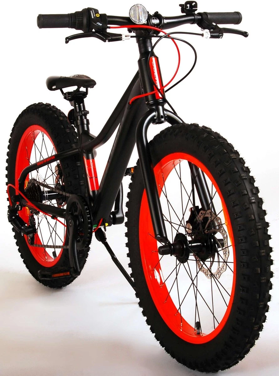 Volare Gradient Kinderfiets – Jongens – 20 Inch – Zwart Oranje Rood – 6 Speed – Prime Collection 11 Volare Gradient Kinderfiets – Jongens – 20 Inch – Zwart Oranje Rood – 6 Speed – Prime Collection - Afbeelding 11