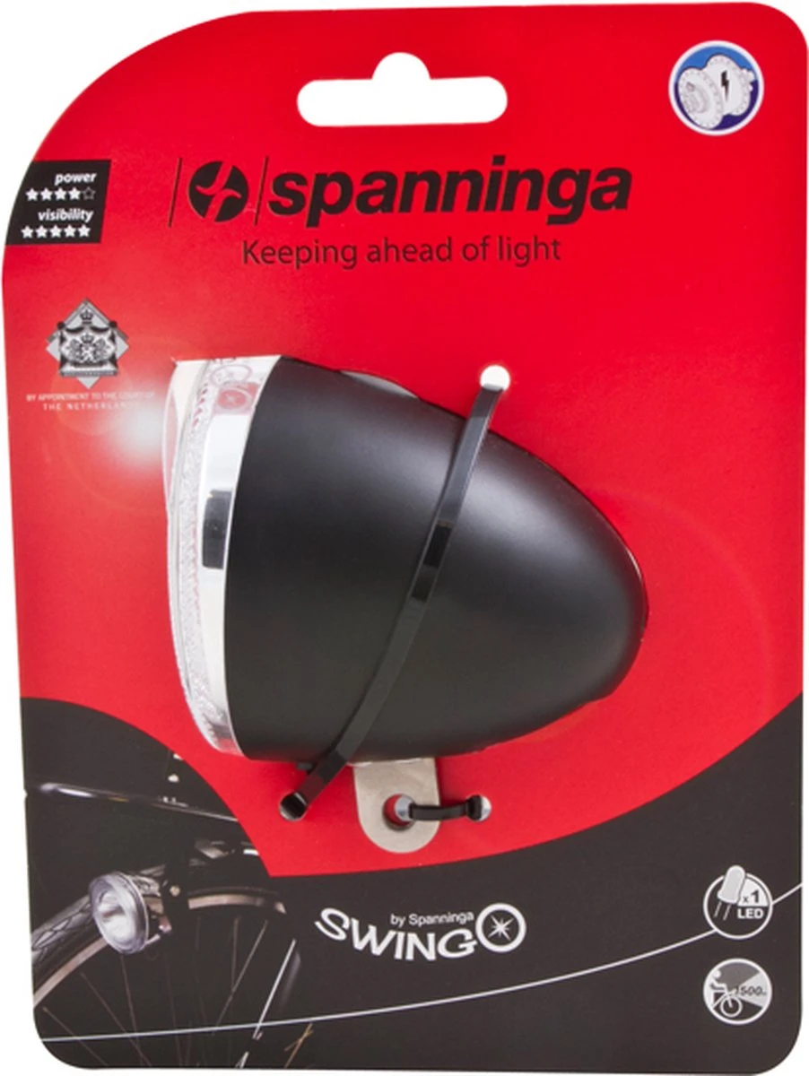 Spanninga Swingo Fiets Koplamp - 4 Lux - Batterij 14 Spanninga Swingo Fiets Koplamp - 4 Lux - Batterij - Afbeelding 14