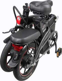 F-Wheel DYU A5 - Elektrische Vouwfiets - E Bike - 14 Inch - 7.5 Ah - 25km/u - Zwart -Fietsen Kortingswinkel 920x1200 1