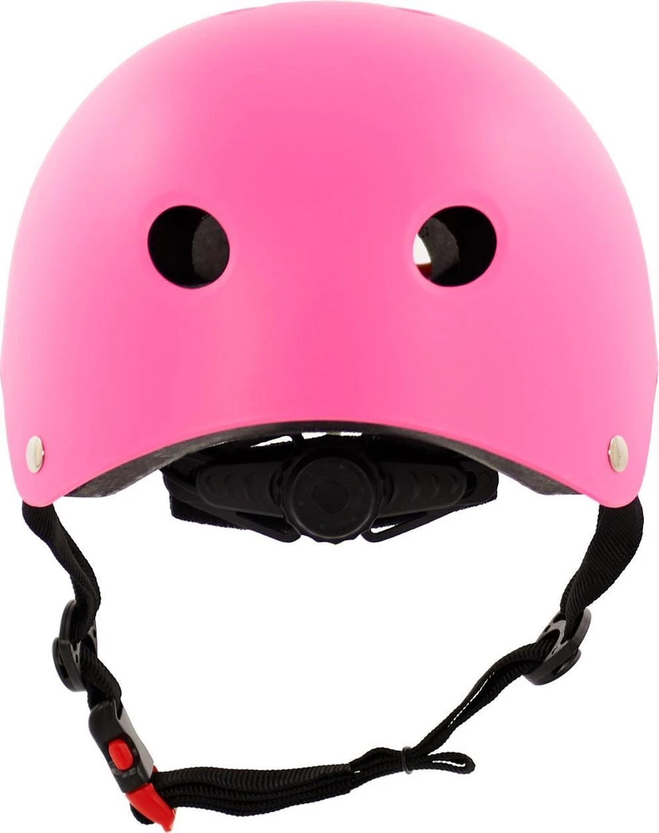 Sajan Fietshelm - Skatehelm - Helm Mat-Fuchsia - Maat-S 2 Sajan Fietshelm - Skatehelm - Helm Mat-Fuchsia - Maat-S - Afbeelding 2