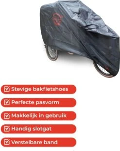Bakfietshoes Voor Grotere / Elektrische Bakfiets (met Huif) - Red Label O.a. Bestemd Als: Babboe Hoes : Cruiser Hoes : Dolly Hoes : Vogue Hoes : Urban Arrow Family Hoes -Fietsen Kortingswinkel 957x1200 4