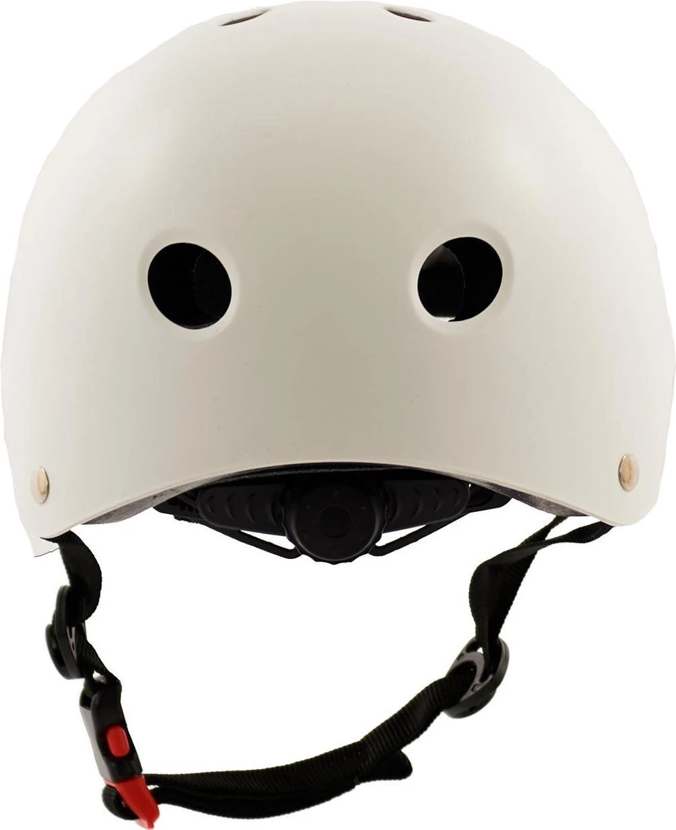 Sajan Fietshelm - Skatehelm - Helm Mat-Wit- Maat-S 2 Sajan Fietshelm - Skatehelm - Helm Mat-Wit- Maat-S - Afbeelding 2