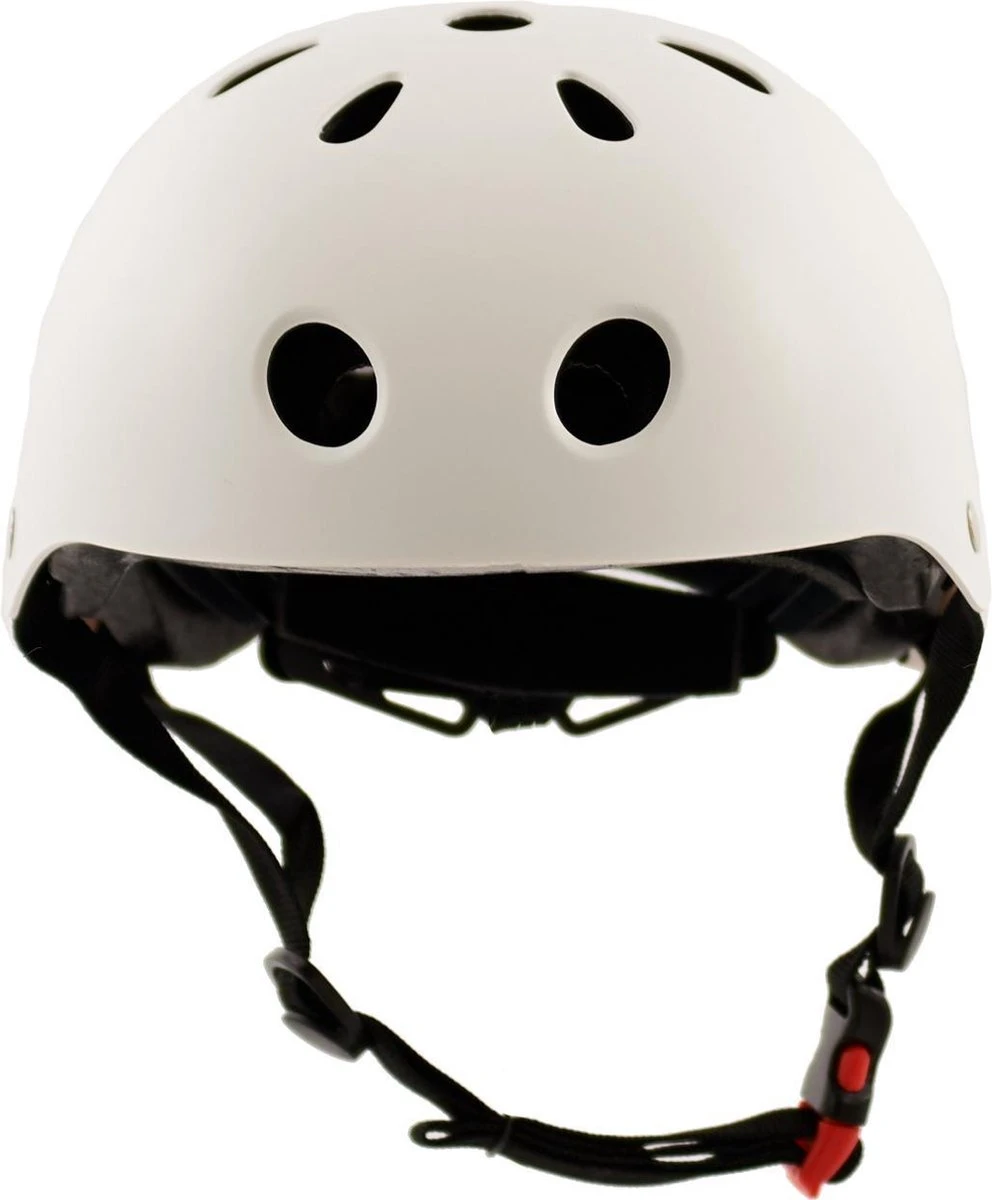 Sajan Fietshelm - Skatehelm - Helm Mat-Wit- Maat-S 5 Sajan Fietshelm - Skatehelm - Helm Mat-Wit- Maat-S - Afbeelding 5