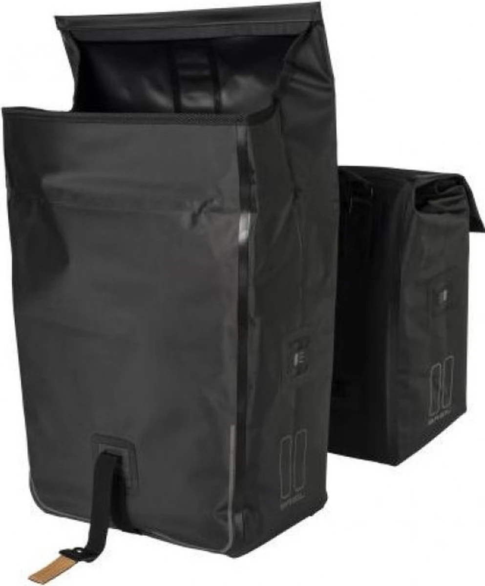 Basil Urban Dry Dubbele Fietstas - Zwart - 50 Liter 12 Basil Urban Dry Dubbele Fietstas - Zwart - 50 Liter - Afbeelding 12