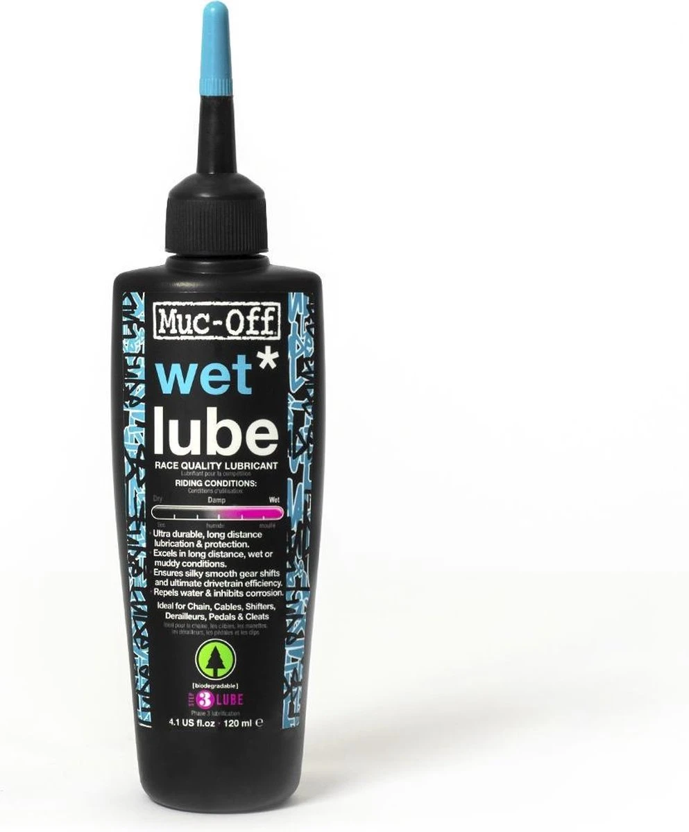 Muc-Off Kettingolie - Wet Lube - 120 Ml 4 Muc-Off Kettingolie - Wet Lube - 120 Ml - Afbeelding 4
