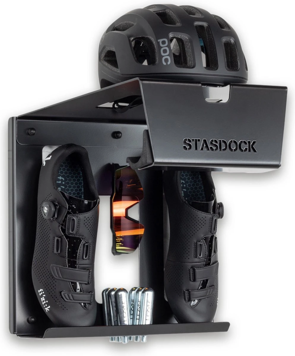 Stasdock® Happy Black - Fiets Ophangsysteem - Muurbeugel Fiets - Fietsbeugel - Fiets Ophangbeugel 1 Stasdock® Happy Black - Fiets Ophangsysteem - Muurbeugel Fiets - Fietsbeugel - Fiets Ophangbeugel