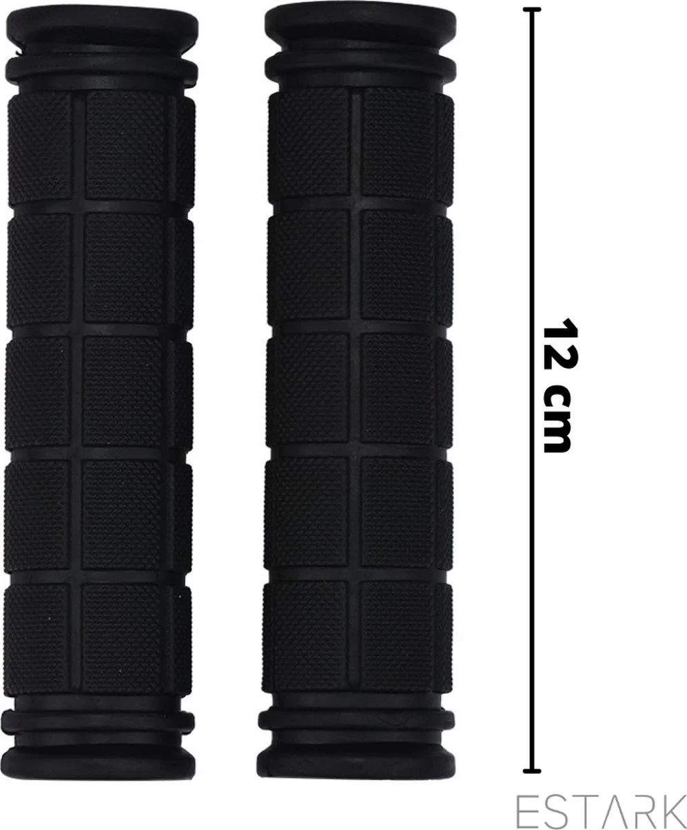 Merkloos ESTARK® - Fietshandvatten - Handvatten - Universeel - Fiets – Mountainbike – Professioneel - Grips - Extra Grip – Fietshandvaten -Handvaten - Handig Te Monteren - Anti-slip – Fietsen – Stuur – Bikegrips – Stevig - Rubber Zwart - (R-zwa) 7 Merkloos ESTARK® - Fietshandvatten - Handvatten - Universeel - Fiets – Mountainbike – Professioneel - Grips - Extra Grip – Fietshandvaten -Handvaten - Handig Te Monteren - Anti-slip – Fietsen – Stuur – Bikegrips – Stevig - Rubber Zwart - (R-zwa) - Afbeelding 7