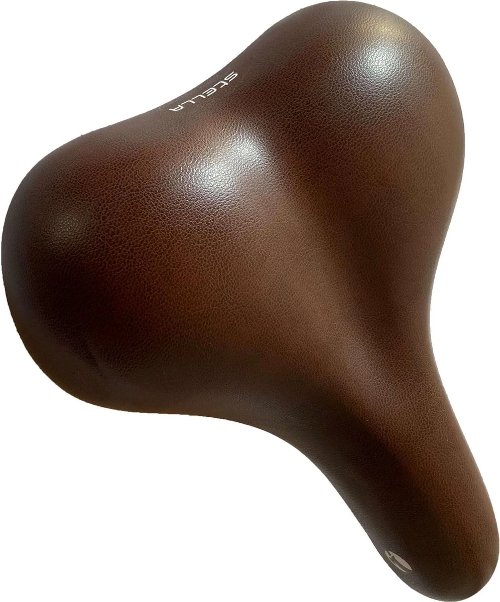 Stella Exclusief Fietszadel - Anatomisch Gevormd - Bruin - Unisex 2 Stella Exclusief Fietszadel - Anatomisch Gevormd - Bruin - Unisex - Afbeelding 2